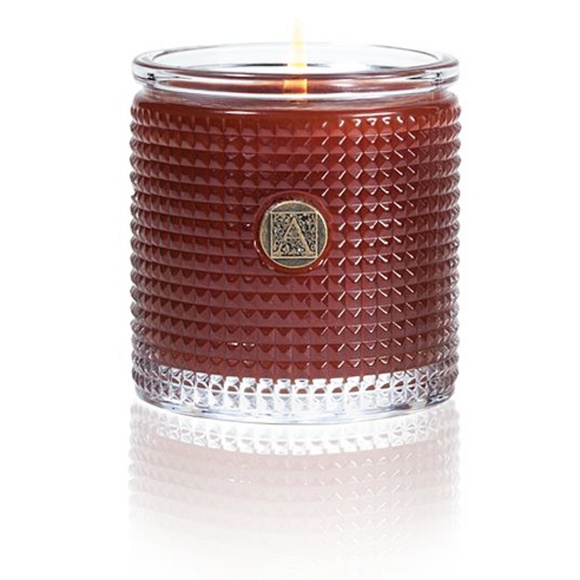 Aromatique Other - 2 Aromatique Pumpkin Spice Textured Glass Candles